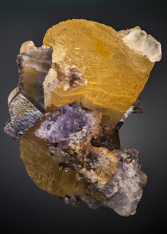 WITHERITE with FLUORITE